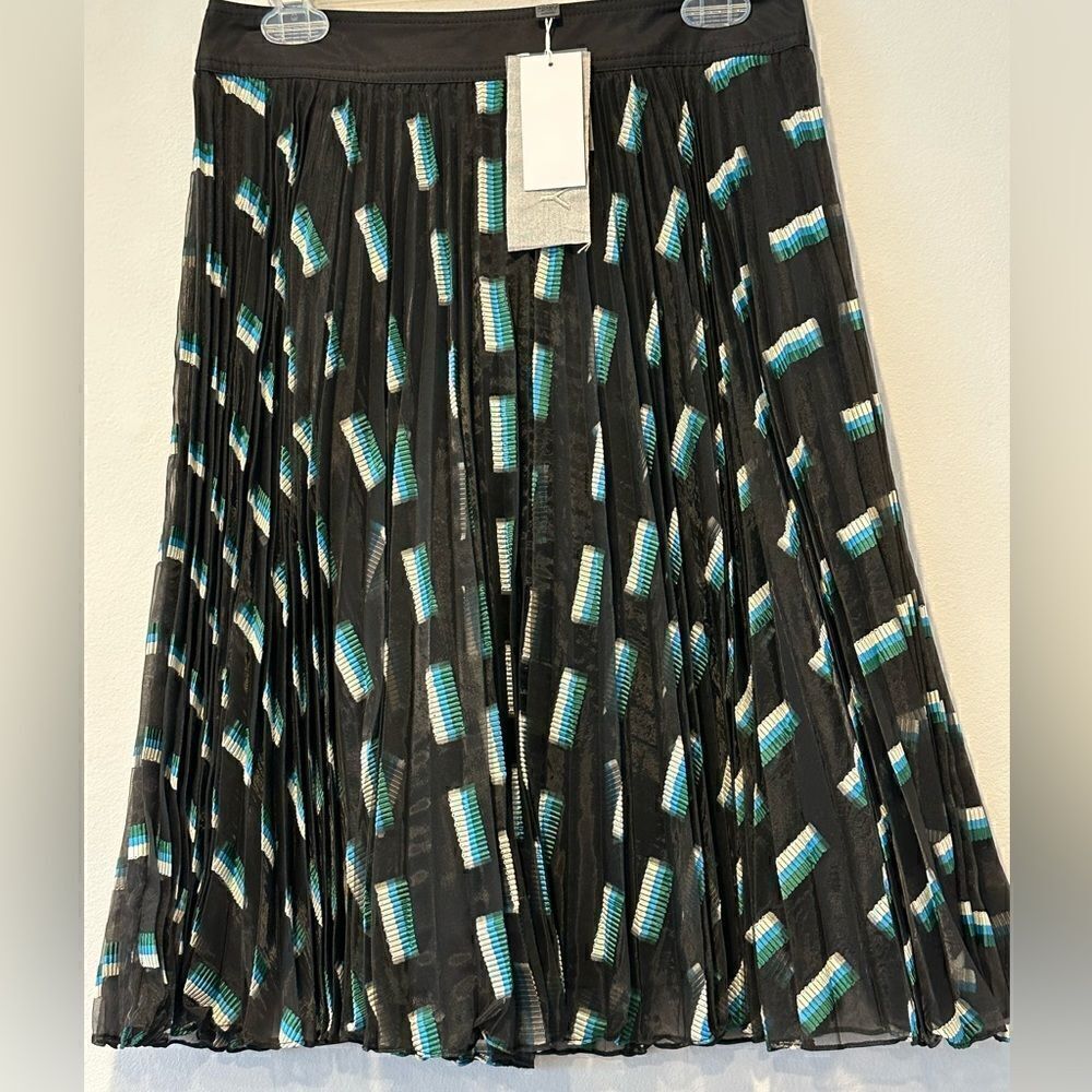 Grey Jason Wu A-line pleated skirt size 4 NWT$495